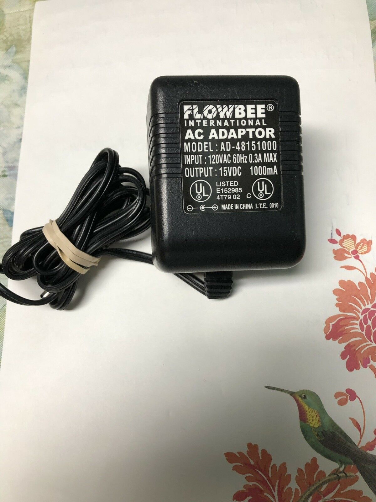 *Brand NEW*Flowbee AD-48151000 15VDC 1000mA AC DC Adapter POWER SUPPLY